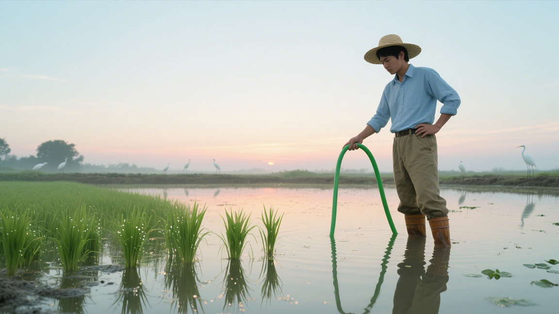 Finger Hydrology: The Rice Water Measurement Hack
