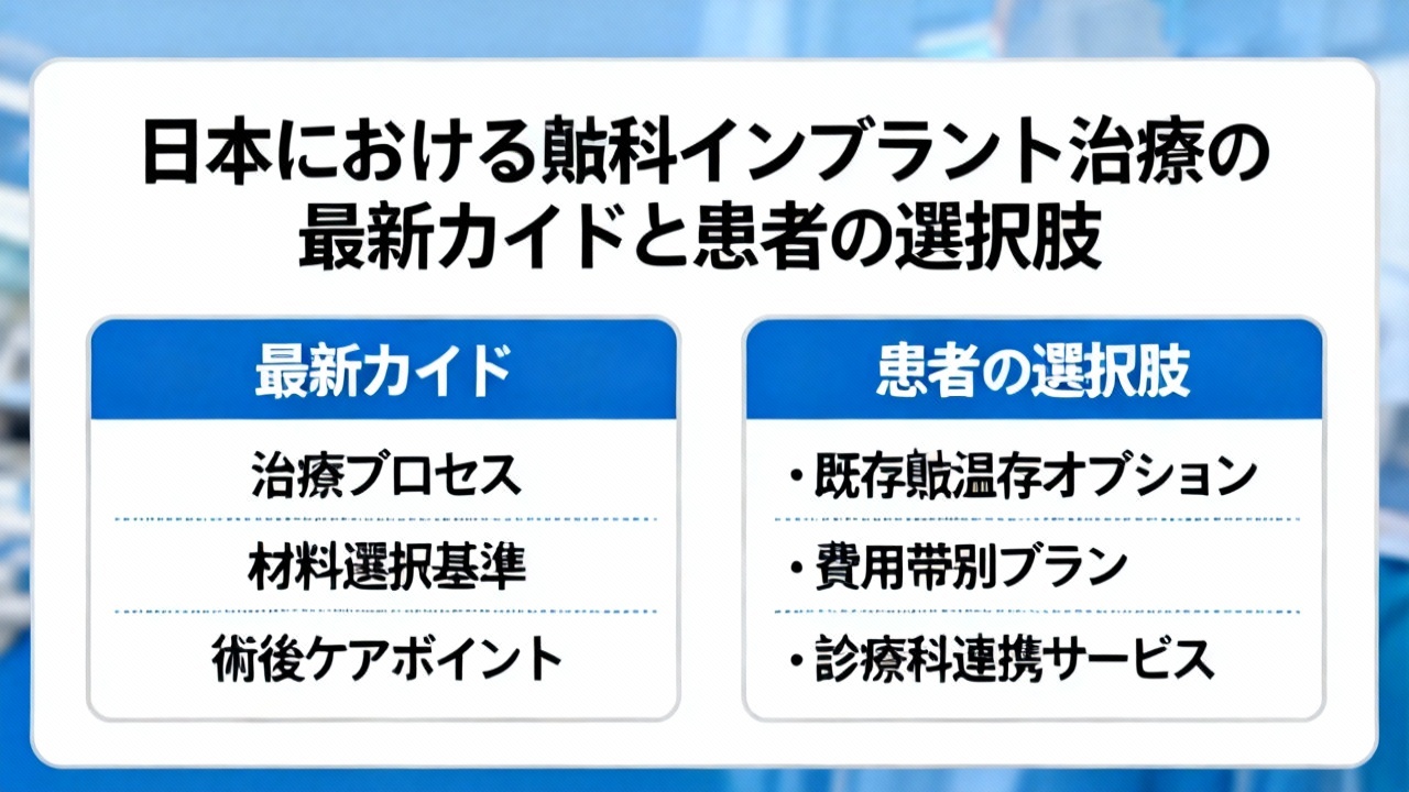 ンタルインプラントの選択：日本における最新治療ガイド