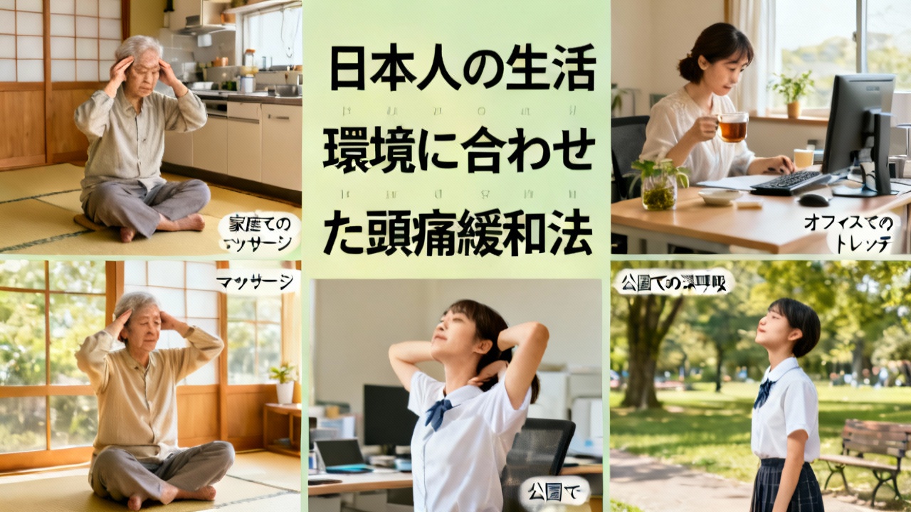痛対策ガイド：日本人のライフスタイルに合わせた効果的な緩和法