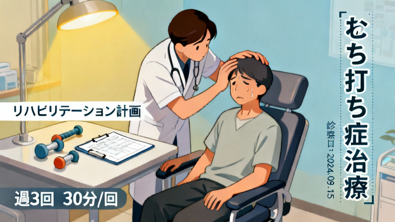 に突然の衝撃が加わった後、首の痛みやこわばりに悩まされていませんか？