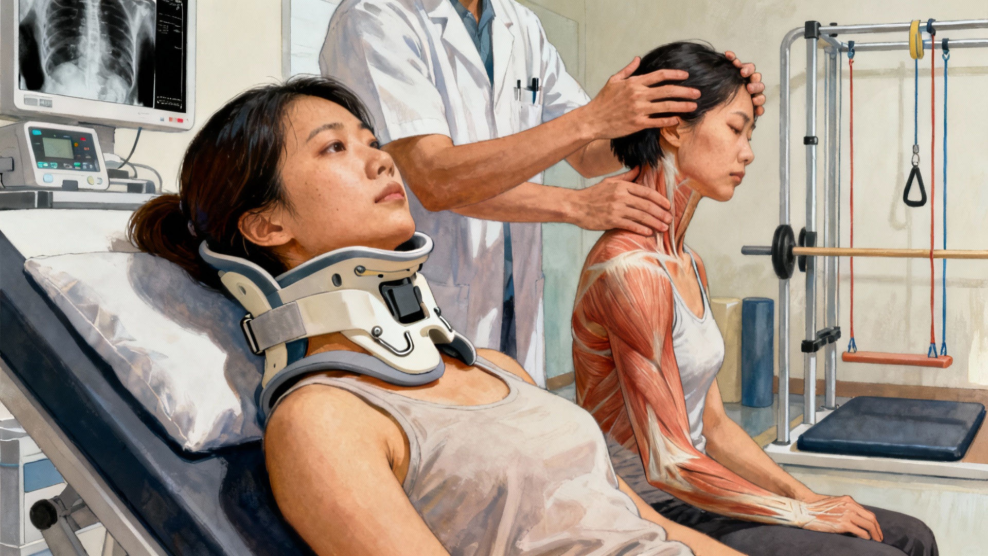 ち打ち損傷の適切な治療法：早期対応から専門的リハビリテーションまで