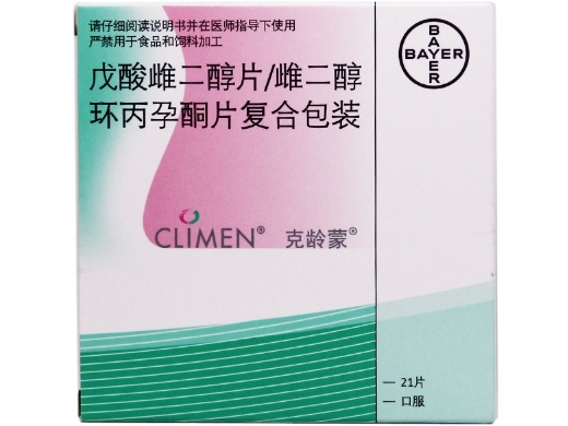 戊酸雌二醇片/雌二醇环丙孕酮片复合包装