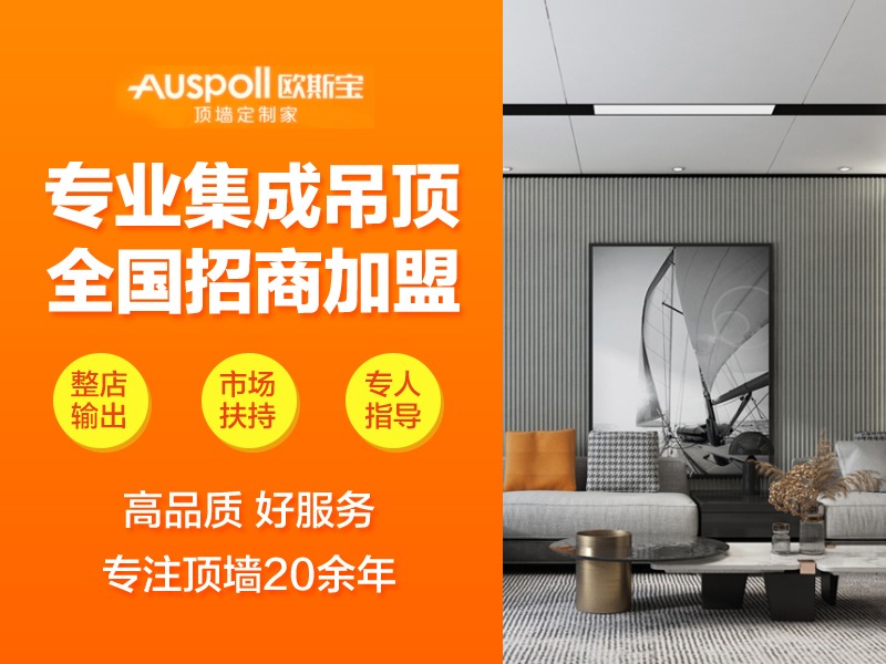 欧斯宝吊顶定制家Auspoll墙艺装饰加盟 0.5-2万投资 实地考察选址 总部统一装修 缩略图 2