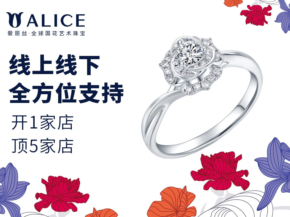ALICE爱丽丝珠宝饰品加盟 50万起投资 实地考察选址 量身定制装修 缩略图 4