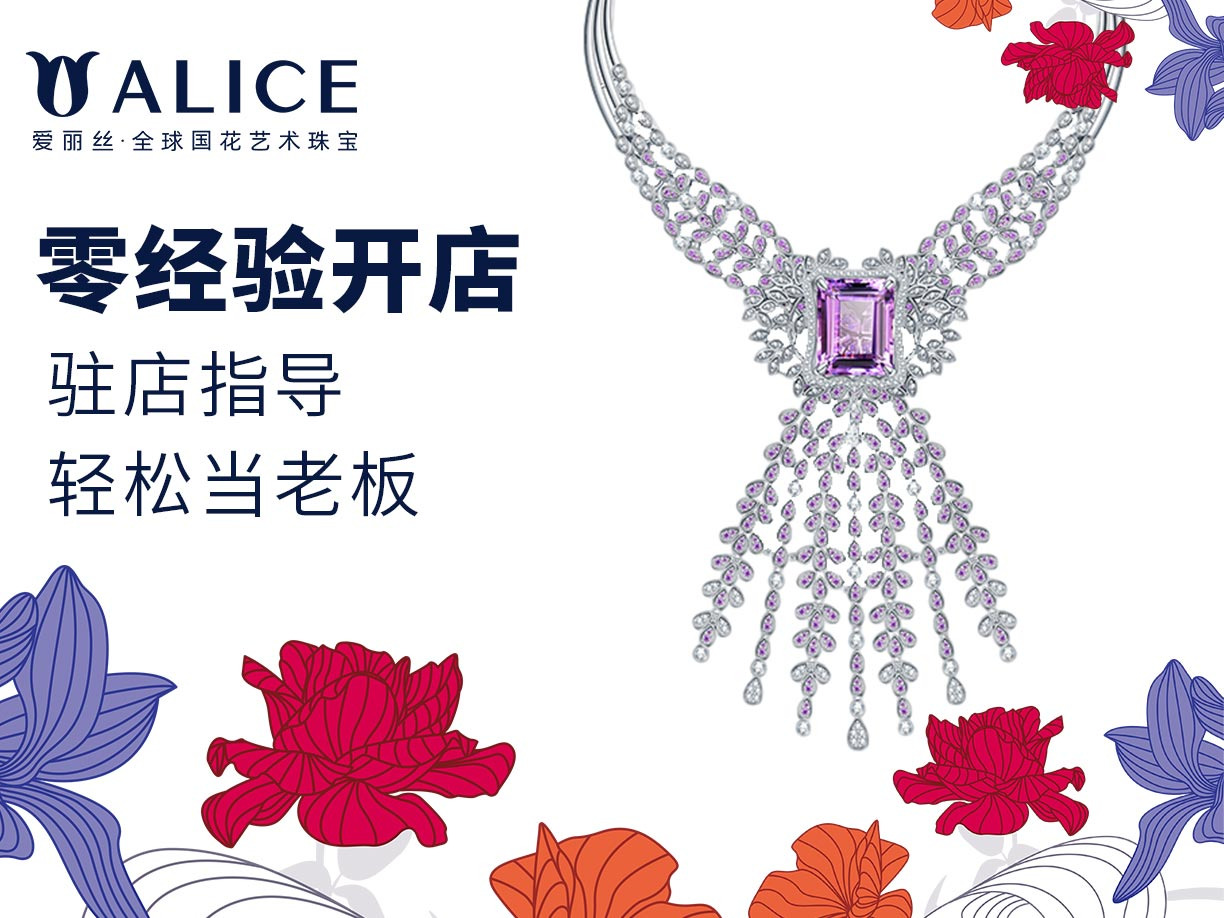 ALICE爱丽丝珠宝饰品加盟 50万起投资 实地考察选址 量身定制装修 缩略图 5