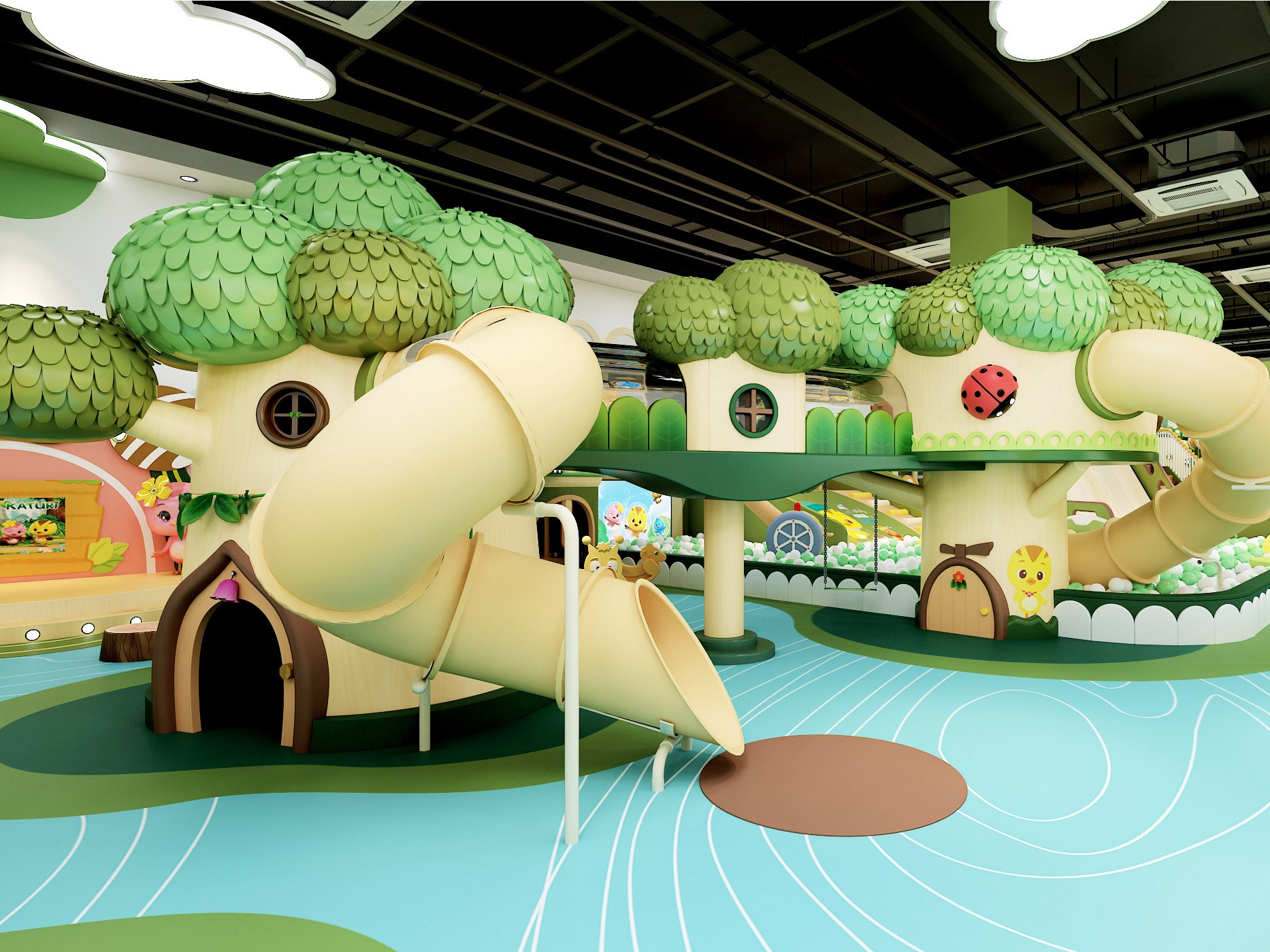 萌鸡小队儿童乐园儿童乐园加盟 20-100万投资 培训自主选址 量身定制装修 缩略图 5